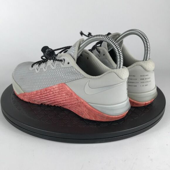 Nike Metcon 5 Gray/Pink Athletic Training Shoes AO2982-004 Women’s Size 6.5 - Picture 7 of 12